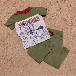 Lion King Shirt and Sweats Set